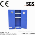 2 Door Lockable Manual Chemical Corrosive Storage Cabinet With3 Plastics Trays / Zinc Lever Lock